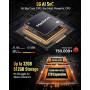 Ulefone Armor 28 Pro Téléphone Portable Incassable 5G, 32Go+512Go/SD-2TB 10600mAh AI Smartphone Caméra 50MP + 64MP Vision Noctur