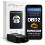Scanner OBD2 Bluetooth Valise Diagnostic Auto Multimarque - Lecteur de Code Défaut Moteur EOBD/Can - Diagnostic en Temps Réel po