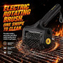Brosse électrique pour barbecue avec batterie, 2 niveaux et lumière LED pour grilles de barbecue