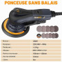 MAXXT Ponceuse excentrique 150 mm sans balais avec raccord tri-noyaux, course excentrique 5,0 mm, frein automatique (2 s), 6 vit
