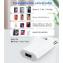 Prise USB Secteur, (2 Pack) Embout Chargeur pour iphone, Samsung Xiaomi Sony LG Smartphones, iWatch, appareils Photo, tablettes,
