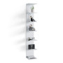 Vicco Étagère Paolo, Blanc, 30x190cm, pouvant être monté pour Le Rangement de Livres et d’Objets de décoration