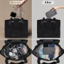 SIMTOP Organisateur de câbles, Pochette Voyage compacte Noirs | Organisateur de câbles compact avec plusieurs compartiments pour
