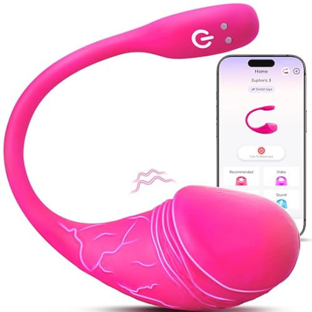 Pangpangmi Vibromasseurs Feminin APP Contrôle Sextoyse Femme Sex Toys | 9 Vibrations Gode Femme Sex, Sextoyse Couple Plaisir Int