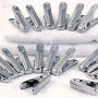 IDMarket - 120 Pinces à Linge en INOX | Incassables, inusables, ne rouillent pas