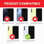 BEZ Coque pour Samsung A55 5G, Etui pour Samsung Galaxy A55 5G Housse en Cuir de Protection, Portefeuille en Cuir Polyuréthane,