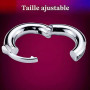 Cockring en Métal Sex Toýs Homme Anneau de Pénis Réglable en 5 Tailles Différentes Cockringe pour des Erections de Longue Durée
