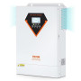 VEVOR Onduleur Hybride 5500 W Onduleur Solaire Hybride Chargeur Hors Réseau à Onde Sinusoïdale Pure 230 V CA avec Contrôleur de