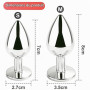 2 Pièces Plug Anal, Set de Jouets Érotiques Anaux, Anal Plug Débutant, Sextoyse Couple Plaisir, Surface Lisse pour un Contact Ag