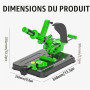 YWY Support universel pour meuleuse d'angle, machine de polissage, découpe, Multifonction, Tige de traction, 100, 115, 125 mm