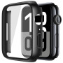 Recata 2 Pièces Rigide PC Protection Ecran en Verre Trempé pour Apple Watch Series 11 Series 10 46mm, Coque Ultra-Fine Anti-Chut