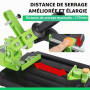SWAWIS Support de meuleuse d'angle pour barre de traction multifonction 100/115/125