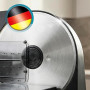 Cecotec Trancheuse en Acier Rock'nCut Shuriken Steel ProBlades. 200 W, Lame Allemande Solingen 190 mm, Réglage d'Épaisseur 0-15