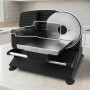 Cecotec Trancheuse en Acier Rock'nCut Shuriken Steel ProBlades. 200 W, Lame Allemande Solingen 190 mm, Réglage d'Épaisseur 0-15