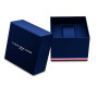 Tommy Hilfiger Montre Analogique Multifonction Quartz pour Hommes avec Bracelet en Silicone, en Acier Inoxydable ou en Cuir, sou