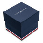 Tommy Hilfiger Montre Analogique Multifonction Quartz pour Hommes avec Bracelet en Silicone, en Acier Inoxydable ou en Cuir, sou