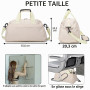 Petit Sac de Sport léger de 35,6 cm pour Homme et Femme, Mini Sac de Sport pour Voyage, Sport