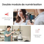 Revopoint Inspire 2 Scanner 3D, Précision 0.03mm, Scan Extérieur, Premium | Mode Double Lumière & Laser, Zoom Optique, Scan Coul
