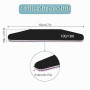elzle 10 Limes à Ongles Pro 100/180 Double Face Lavables, Noir | Professionnelles Lavables Réutilisables, pour Manucure, Soin On