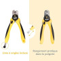 Thunderpaws Coupe-Griffes pour Chien avec Dispositif de Protection, verrou de sécurité et Lime à Griffes – Convient aux Chiens d