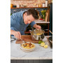 Tefal - Jamie Oliver Cook Smart Batterie de cuisine en - 7 pièces - Inox | Batterie de cuisine inox compatible induction - Couve