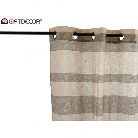 Rideaux Beige Gris (260 x 1 x 140 cm) 26,99 €