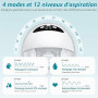 YGiTK Tire-Lait Électrique Mains Libres, Lot de 2, Forte Aspiration, 4 Modes & 12 Niveaux, Silencieux et Portable, Bride 27 mm a