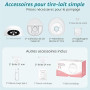 YGiTK Tire-Lait Électrique Mains Libres, Lot de 2, Forte Aspiration, 4 Modes & 12 Niveaux, Silencieux et Portable, Bride 27 mm a