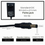 LEYF Alimentation Universelle 12V DC 3A, AC 100-240V 50/60Hz, Adaptateur, Enfichable/Longueur de Câble 100cm (fiche Jack 5.5 – 2