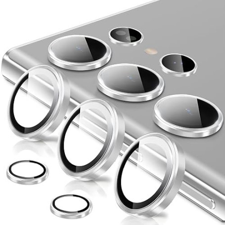 Oelrstfe Caméra Arrière Protection pour Samsung Galaxy S24 Ultra Verre Trempé,Protecteur Objectif Lentille,9H Dureté HD Définiti