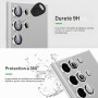 Oelrstfe Caméra Arrière Protection pour Samsung Galaxy S24 Ultra Verre Trempé,Protecteur Objectif Lentille,9H Dureté HD Définiti