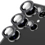 Oelrstfe Caméra Arrière Protection pour Samsung Galaxy S24 Ultra Verre Trempé,Pailleté Protecteur Objectif Lentille,9H Dureté HD