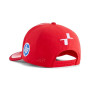 PUMA Scuderia Ferrari 2026 Casquette Enfant Leclerc – Rouge – Taille Unique | Bord courbé avec fixation arrière réglable, Tous l