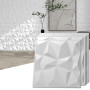 Lot de 15 panneaux muraux 3D en PVC pour salle de jeux, salon, buanderie, cuisine, 30 x 30 cm