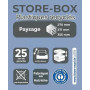 Exacompta - Réf. 306798D - STORE-BOX - Caisson 6 tiroirs, 3 tiroirs pour documents A4+ et 3 tiroirs fins hauts - Dimensions exté