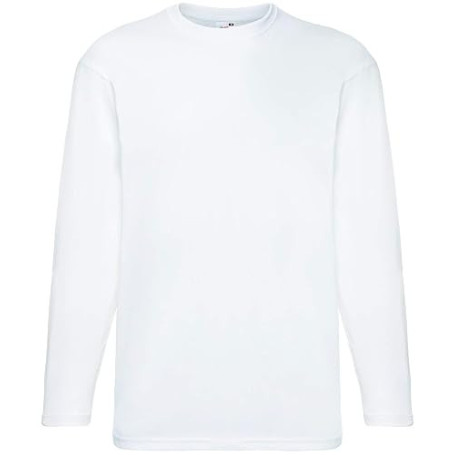 Fruit of The Loom Long Sleeve Value-Weight Tee Col Rond Homme