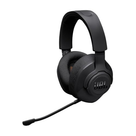 JBL Quantum 360, Casque Gaming Circum-Auriculaire sans Fil, Noir | Double Connexion 2,4 GHz et Bluetooth, Autonomie 22 h, Micro