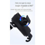 LSXEL Support de téléphone Portable de Voiture Compatible avec Toyota CHR Support pour téléphone Voiture Accessoires 2019 2020 2