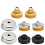 MospdyGear 33506767010 Kit de roulement de jambe de suspension de rechange pour BMW Série 1 Série 3 X1 E81 E82 E84 E87 E88 E90 E