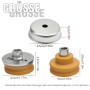 MospdyGear 33506767010 Kit de roulement de jambe de suspension de rechange pour BMW Série 1 Série 3 X1 E81 E82 E84 E87 E88 E90 E
