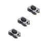 Lot de 3 micro boutons pour clé plip Peugeot et Citroën