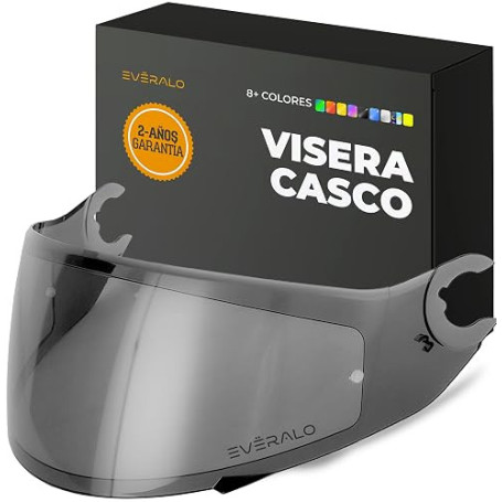 Everalo Visière pour Shark Spartan - Skwal - D Skwal - Vz160 – Vz165 | Écran compatible aussi avec Spartan 1.2 - Skwal 2 - D Skw
