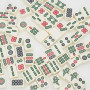 Set de Mahjong Mini EIMZU - Jeu de Plateau Traditionnel Chinois Avec 144 Pierres - Ensemble de Jeu de Table Portable
