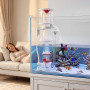 VEVOR Écumeur de Protéines 200-400 L Écumeur pour Aquariums d'eau de Mer, pour Éliminer Déchets Organiques Aquarium Marin et Réc