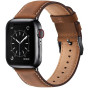 WFEAGL Compatible avec Bracelet Apple Watch 44mm 45mm 49mm 46mm 42mm(Séries 3 2 1),Bracelet de Cuir Véritable Remplacement pour