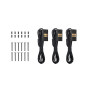 Thermaltake CT120 EX Reverse ARGB Sync |120mm |Pack de 3 |Connexion en série magnétique MagForce 2.0 |PWM 500-2000 tr/min |9 LED