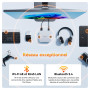 GEEKOM A6 Business Mini PC avec AMD Ryzen 7 6800H, 16Go DDR5 RAM(Évolutif) | 1To SSD, Radeon 680M, Lecteur SD, USB-C,4 écrans 8K