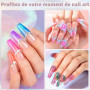 Lampe UV Ongles Gel, Portatif Lampe UV Ongles,Avec Support, 6w Sans Fil Mini Lampe-UV Petite, Rechargeable,3 Minuteries, Afficha
