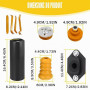 Amortisseur Arrière de Suspension Compatible avec Série 1 Série 3 X1 E81 E82 E84 E87 E88 E90 E91 E92 E93 33506771737 Kit de Répa