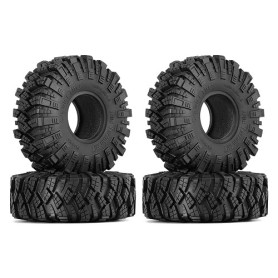 INJORA Pneus Mud Terrain 1.9 Kraken Claw pour Axial SCX10 Pro UTB18 TRX4 Redcat VS4-10 Redcat Gen 8 7 Pro Enduro FCX10 1/10 RC C